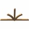 Ekena Millwork Redmond Timber Gable Bracket, Western Red Cedar, 108"W x 58"H x 3 1/2"D x 5 1/2"F, 13/12 Pitch GBW108X58X0406RED00SWR - alternate 4